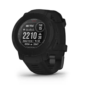 Умные часы Garmin Instinct 2 Solar Tactical Edition, 0.9", Bluetooth, черный