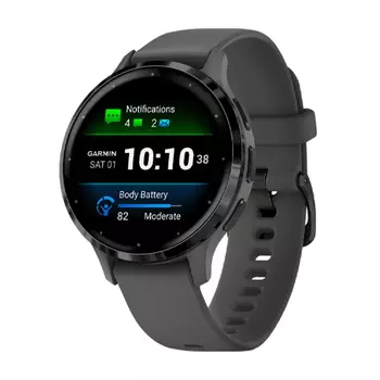 Умные часы Garmin Venu 3S, 1.2", Wi-Fi, темно-серый