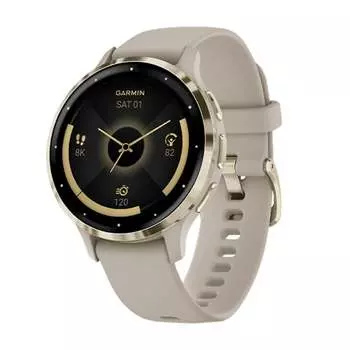 Умные часы Garmin Venu 3S, 1.2", Wi-Fi, золотой/кремовый
