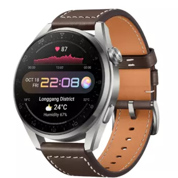 Умные часы Huawei Watch 3 Pro LTE, серебристый / коричневый