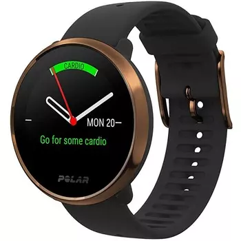 Умные часы Polar Ignite, M-L,черный/медный