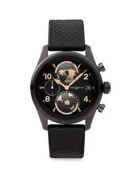 Умные часы Summit 3 из титана и резины Montblanc, черный