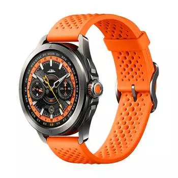 Умные часы Xiaomi Watch S4 Sport (CN), 1.43", Bluetooth + eSim, силиконовый ремешок, оранжевый
