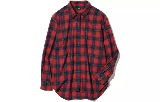 UNIQLO Рубашка женская красные