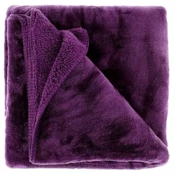 Unique Living – Плед Torvah – 150 x 200 см – Темно-фиолетовый