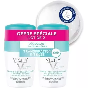 Унисекс 48H антиперспирант роликовый интенсивный 100 мл Vichy