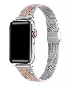 Унисекс браслет Eliza для Apple Watch из нержавеющей стали, двухцветный, размер 38/40/41 мм Posh Tech, коричневый