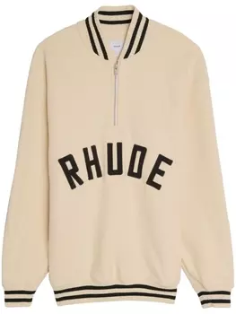 Университетская толстовка на молнии RHUDE, бежевый