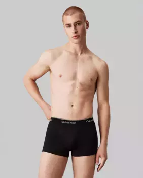 Упаковка из 3 трусов-боксеров - Cotton Classics Calvin Klein, черный