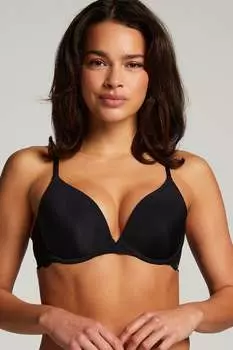 - Уплотненный бюстгальтер Angie пуш-ап Hunkemller на косточках Hunkemoller, черный