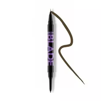 Urban Decay Brow Blade 2-в-1 Карандаш для микроблейдинга бровей Водостойкий карандаш Не размазывается Устойчив к переносу Тонкий кончик Тонкие волоски Натуральные более густые брови Нейтральный нана Нейтральный коричневый