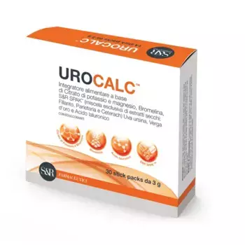 Urocalc Stone Support Добавка, 30 пакетиков, без глютена S&R Farmaceutici