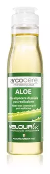 Успокаивающее масло очищающий крем после депиляции Arcocere After Wax Aloe