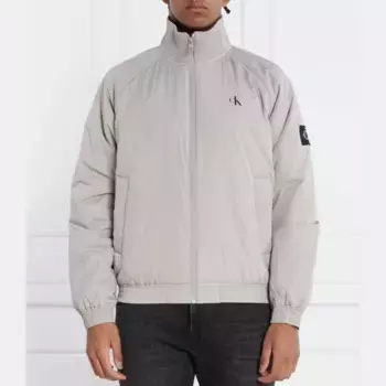 Утепленная куртка-бомбер Harrington стандартного кроя Calvin Klein, серый