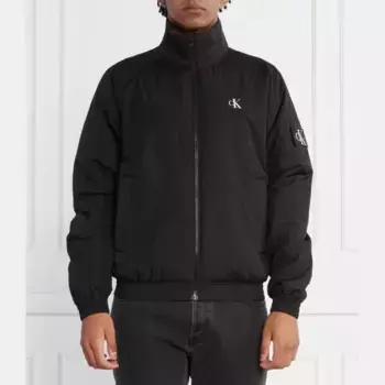 Утепленная куртка-бомбер Harrington стандартного кроя Calvin Klein, черный