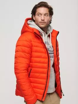 Утепленная куртка Fuji Sport с капюшоном Superdry, жирный оранжевый