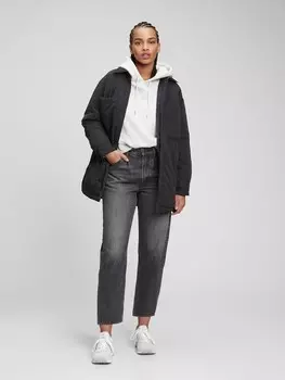 Утепленная куртка Gap, черный