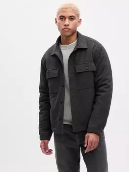 Утепленная куртка Gap, серый
