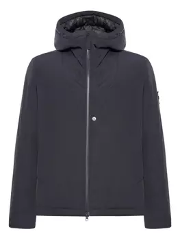 Утепленная куртка с капюшоном Stone Island, черный