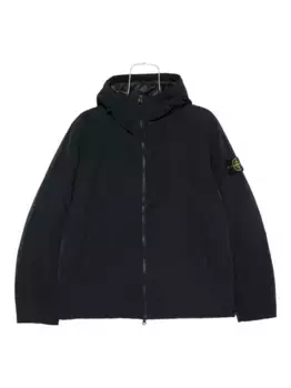 Утепленная куртка с капюшоном Stone Island, синий