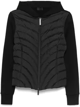 Утепленная стеганая куртка Moncler, черный