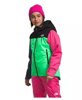 Утепленная тяжелая куртка Big Girls Freedom The North Face, зеленый