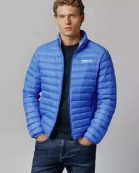 Утепленный пуховик унисекс Red Bull Racing с принтом логотипа Pepe Jeans, синий