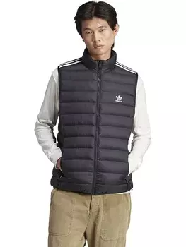 Утепленный жилет adidas, черный