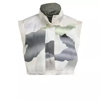 Утепленный жилет ADIDAS SPORTSWEAR Sports Vest City Escape, темно-зеленый