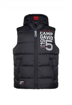 Утепленный жилет CAMP DAVID, темно синий