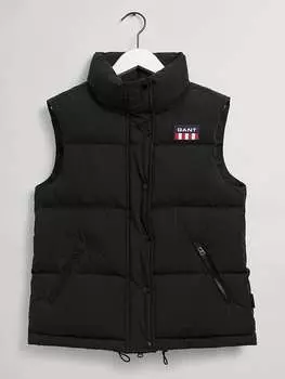 Утепленный жилет Gant, черный