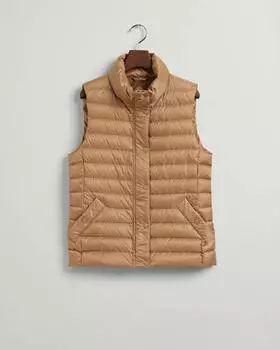 Утепленный жилет Gant, цвет warm khaki