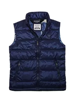 Утепленный жилет Guess, синий