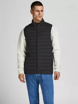 Утепленный жилет Jack & Jones Stepp bergangs Jacke Blouson ohne rmel JJERECYCLE, черный
