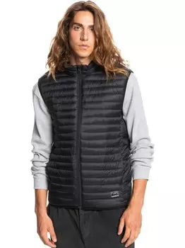 Утепленный жилет Quiksilver SCALY SLEEVELESS, черный
