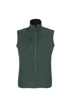 Утеплитель для тела Falcon Softshell из переработанного сырья SOL'S, зеленый