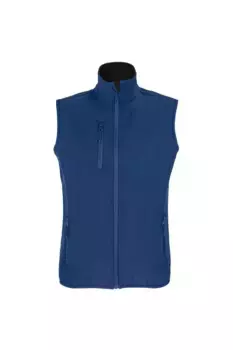 Утеплитель для тела Falcon Softshell из переработанного сырья SOL'S, синий