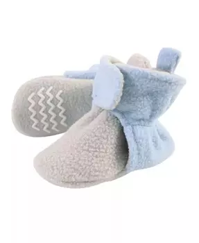 Уютные флисовые пинетки для маленьких мальчиков Hudson Baby, мультиколор