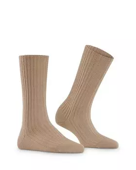 Уютные шерстяные носки в рубчик Falke