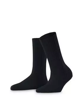 Уютные шерстяные носки в рубчик Falke