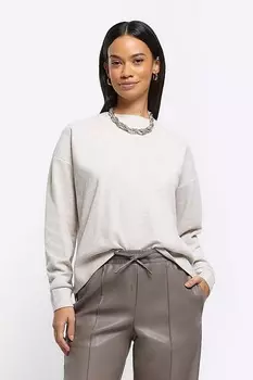 Уютный свитер River Island, белый