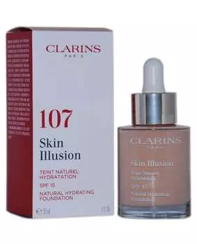 Тональный крем Clarins Skin Illusion SPF 15, оттенок 107C