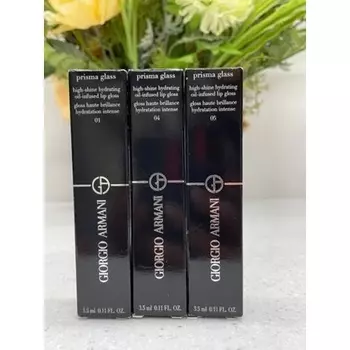 Увлажняющий блеск для губ Armani Beauty Prisma Glass со скваланом 3,5 мл - Выбирай сам Giorgio Armani