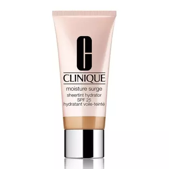 Увлажняющий крем для лица с тонирующим эффектом SPF25 moisture surge sheertint hydrator spf25 Clinique, цвет universal light medium, 40 мл