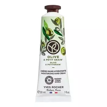 Увлажняющий крем для рук с оливой и петигреном Yves Rocher, 30 мл
