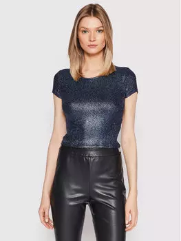 Узкая блузка Guess, синий