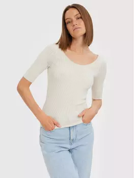 Узкая блузка Vero Moda, экрю