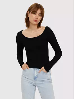 Узкая блузка Vero Moda, черный