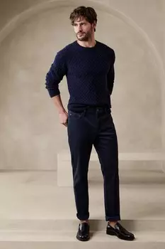 Узкие брюки для путешественников 2 0 Banana Republic, синий