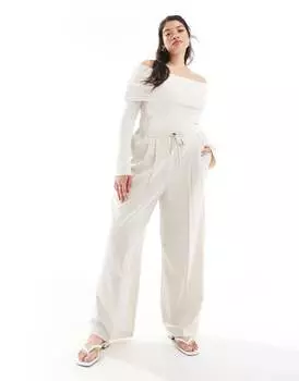 Узкие брюки прямого кроя ASOS DESIGN Curve